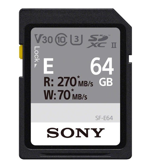 Sony SF-E SDXC 64GB Series UHS-II 270MB/s